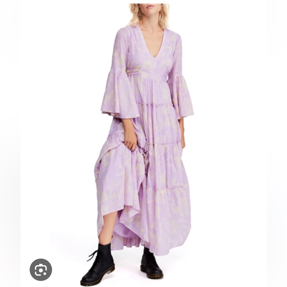 Free People Carmen Tie Back Maxi Dress